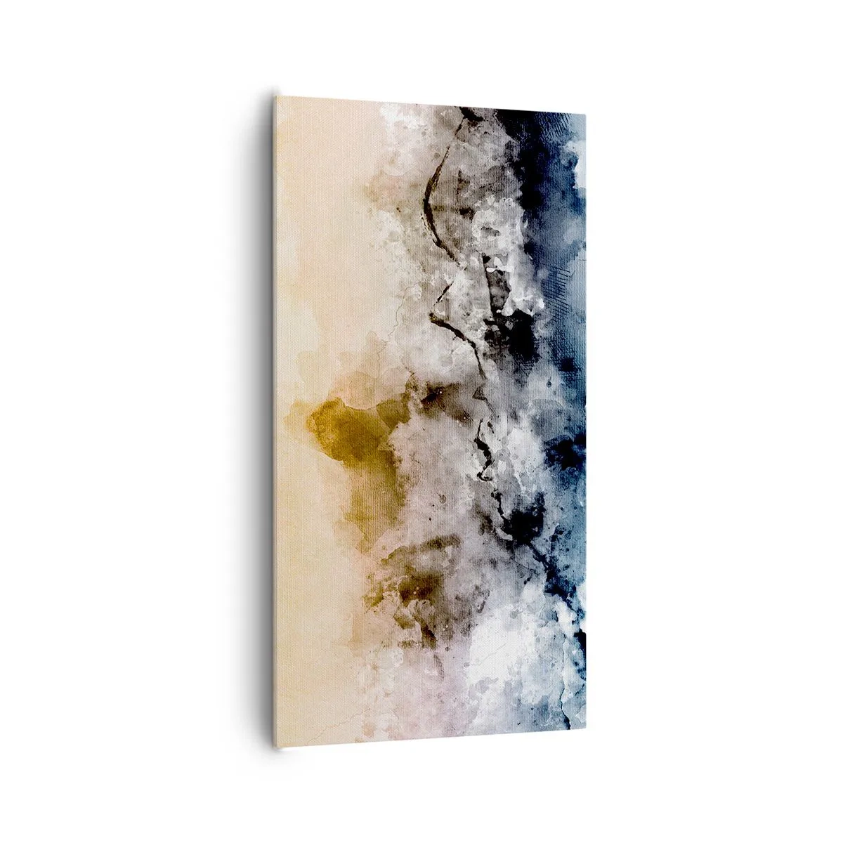 Lærredstryk - Billede på lærred - Sænket i en tågesvirvel - 65x120 cm