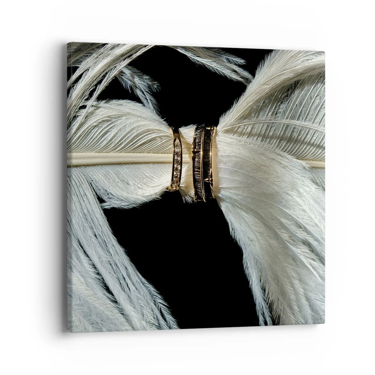 Lærredstryk - Billede på lærred - ...og jeg vil ikke forlade dig... - 40x40 cm