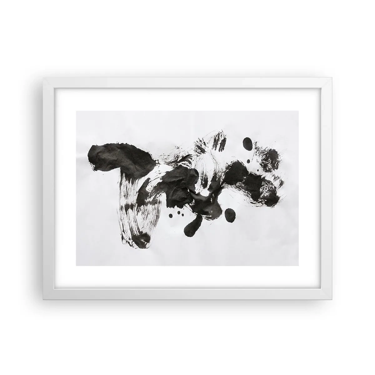 Plakat i hvid ramme - En metode i galskaben? - 40x30 cm