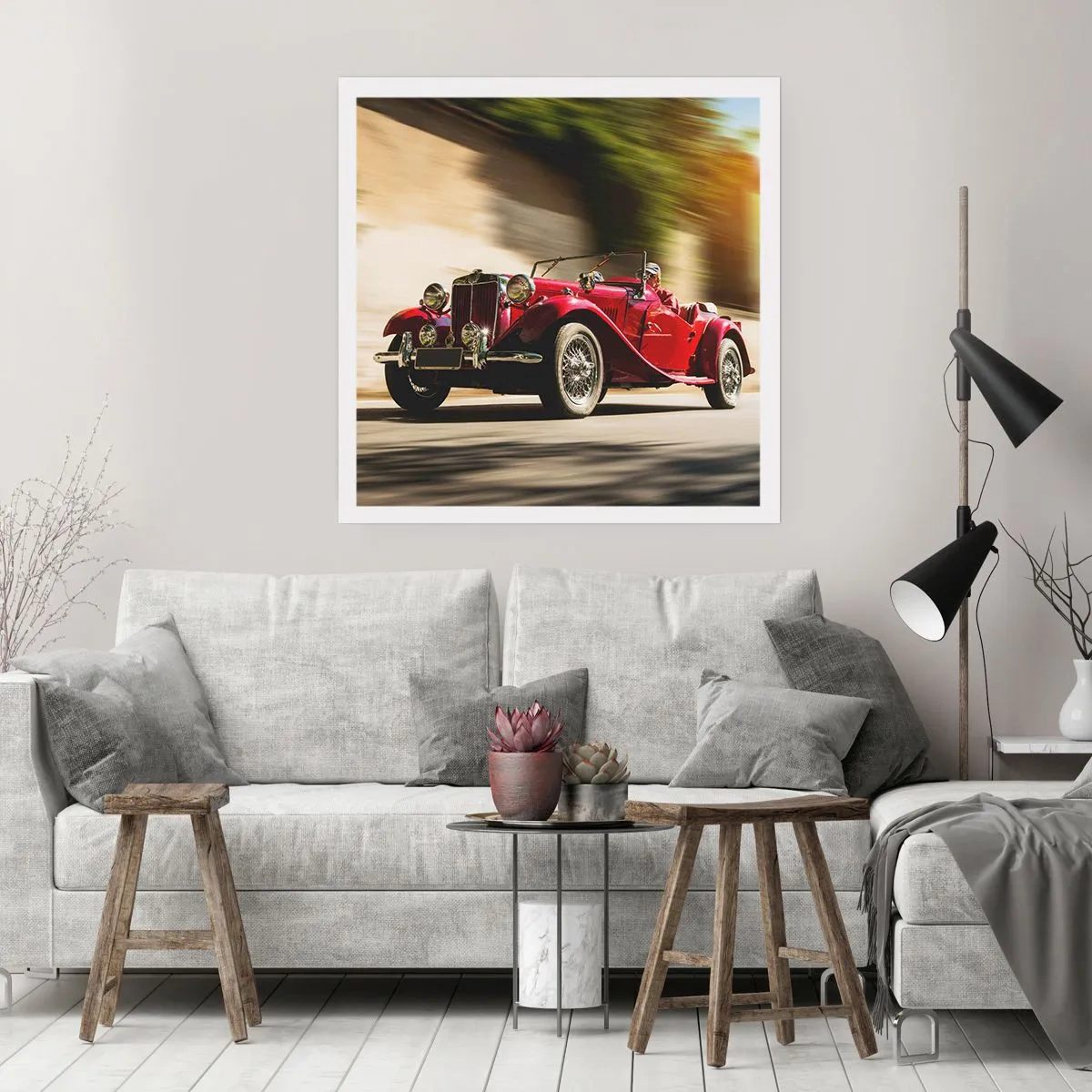 Plakat - Smukkere end Nike fra Samothrake - 50x50 cm