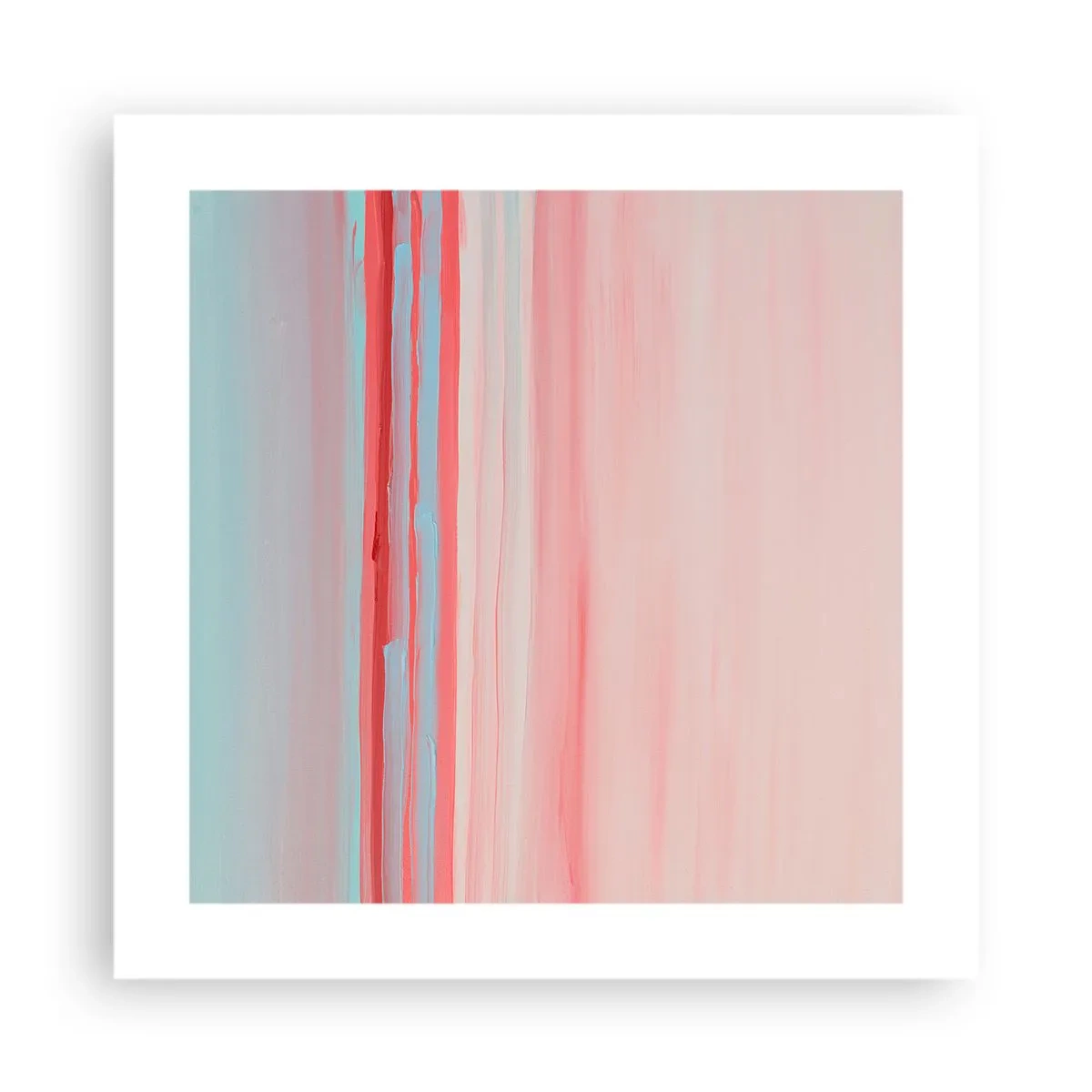 Plakat - Abstraktion ved daggry - 40x40 cm