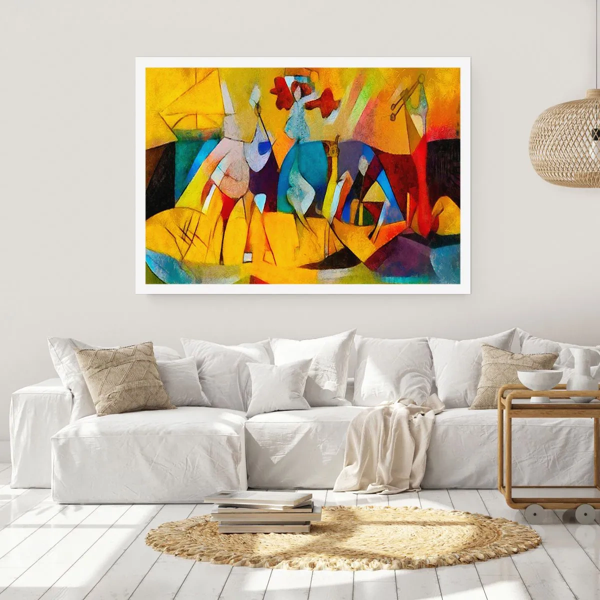 Plakat - Sol - liv - glæde - 100x70 cm
