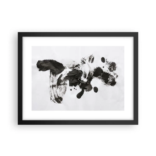 Plakat i sort ramme - En metode i galskaben? - 40x30 cm