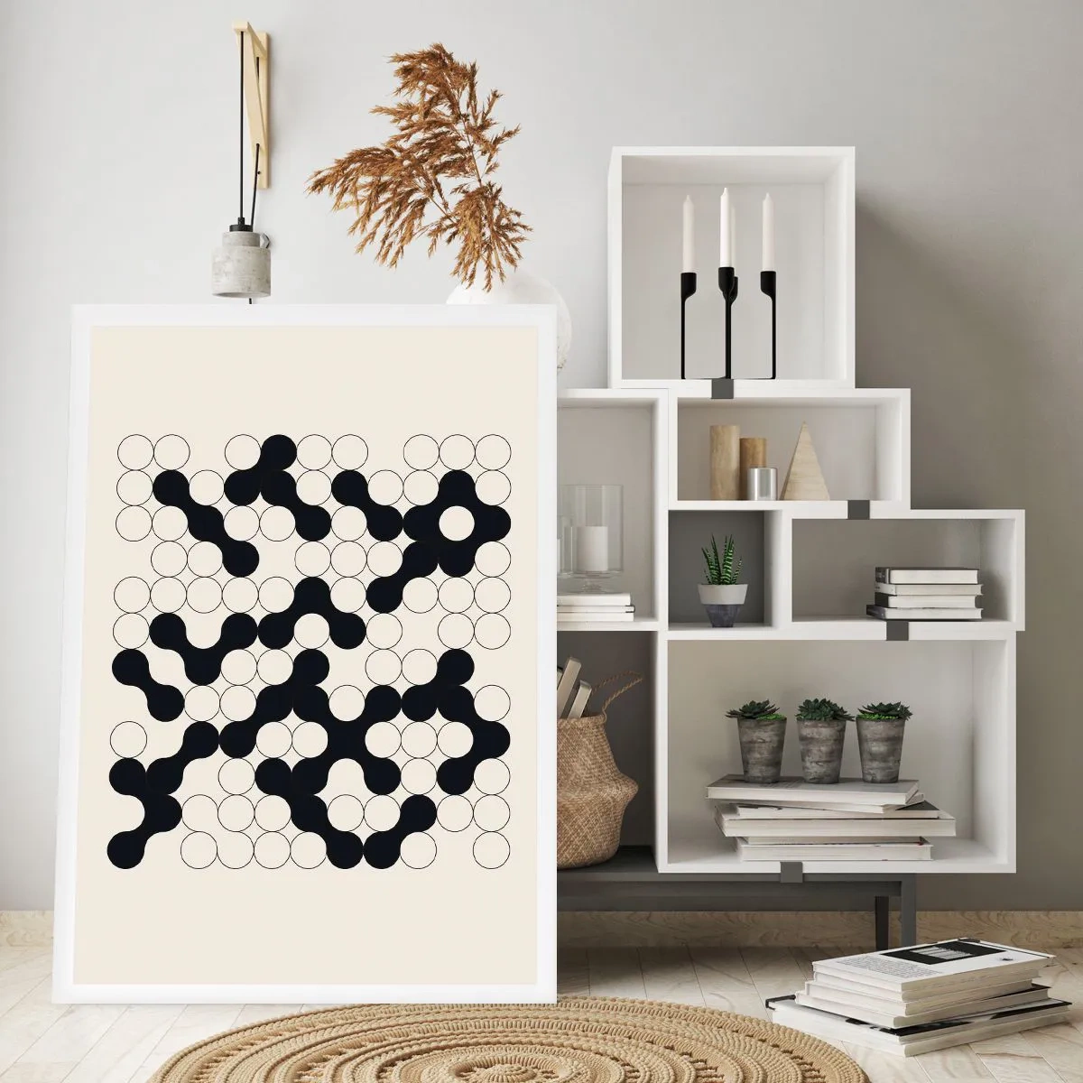 Plakat - Kinesisk spil - variation - 61x91 cm