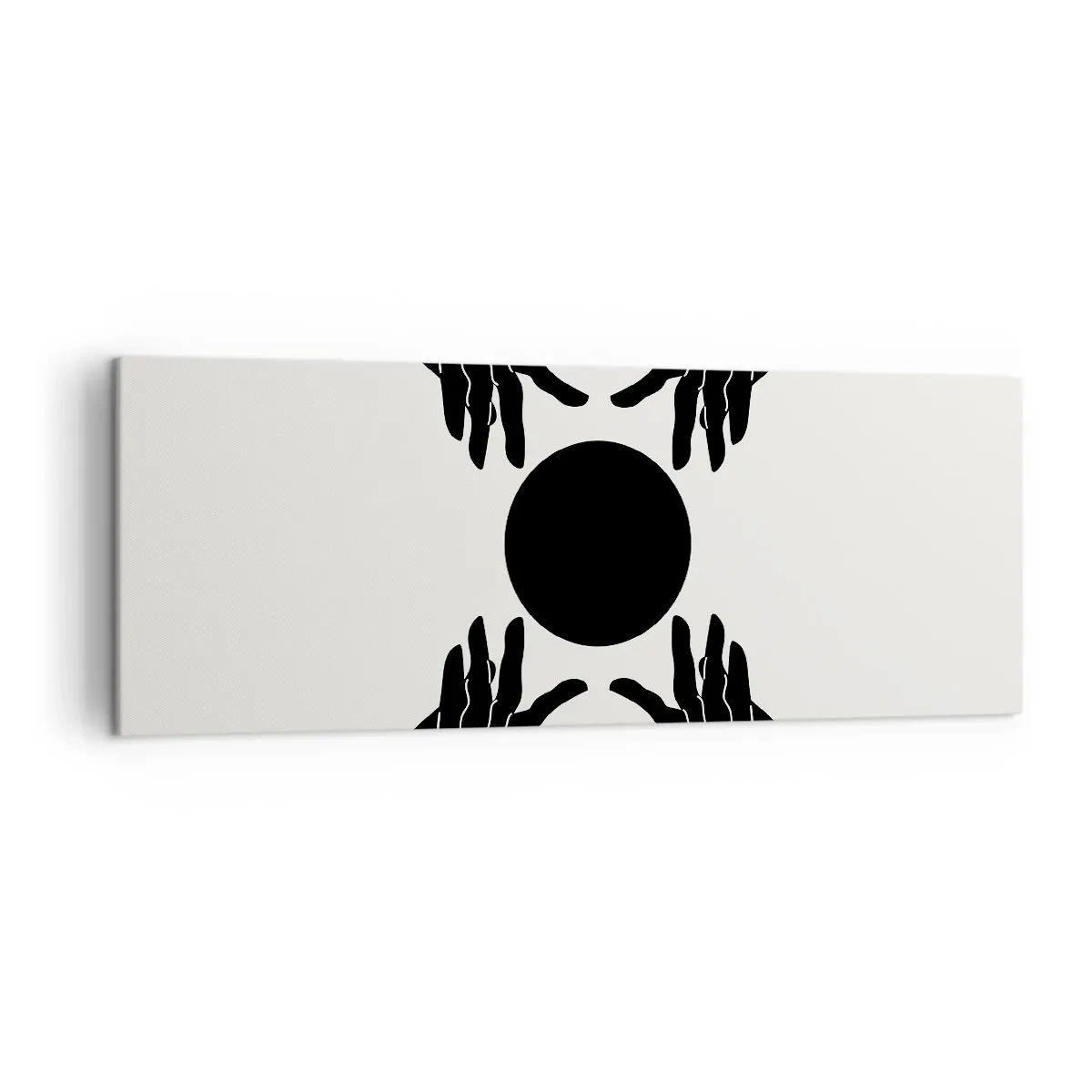 Lærredstryk - Billede på lærred - Et hemmeligt tegn - 140x50 cm