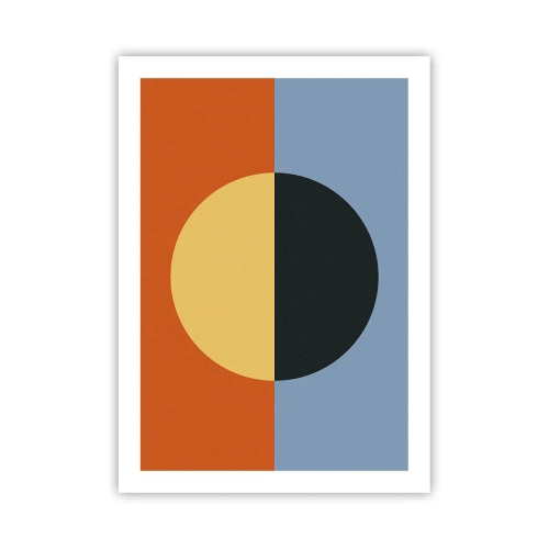 Plakat - En sammensætning af varme og kølighed - 50x70 cm