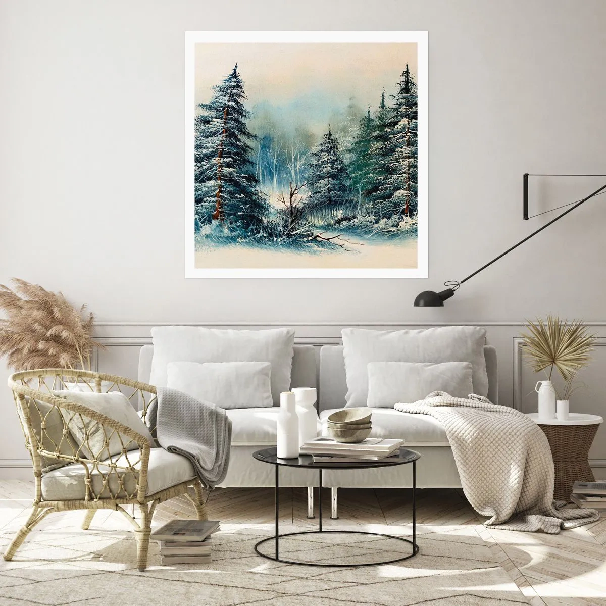 Plakat - Klar til jul - 50x50 cm