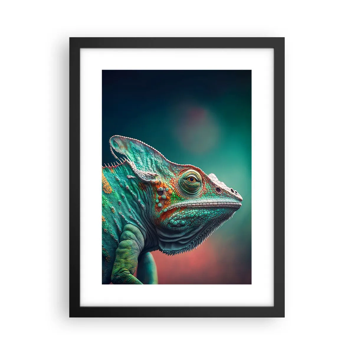 Plakat i sort ramme - Kan du se mig? Ikke godt... - 30x40 cm