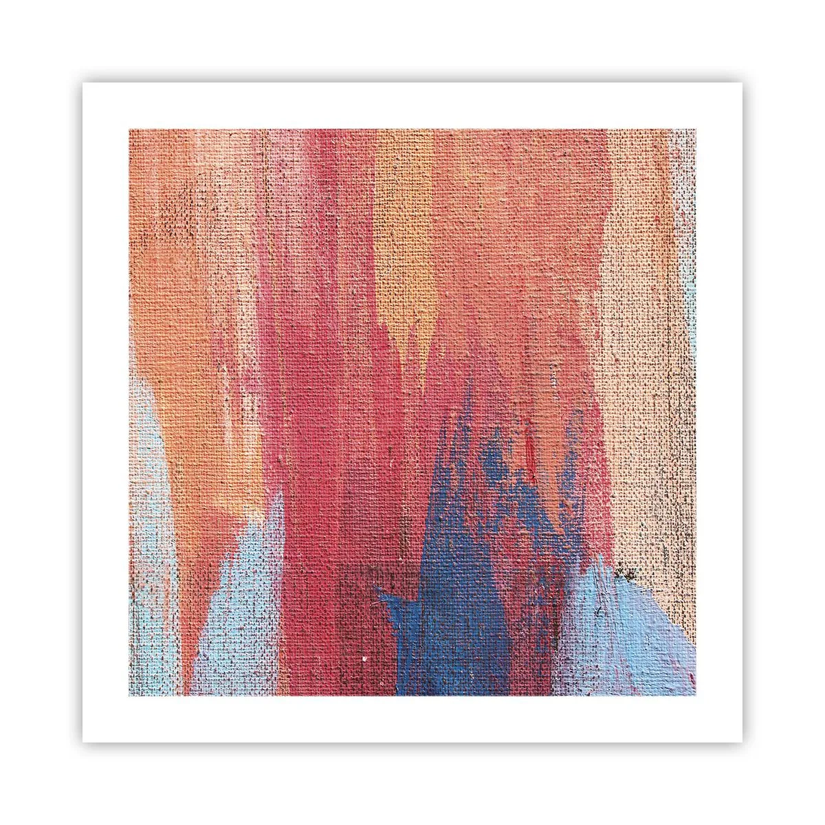 Plakat - Lad en regnbue flyde - 50x50 cm