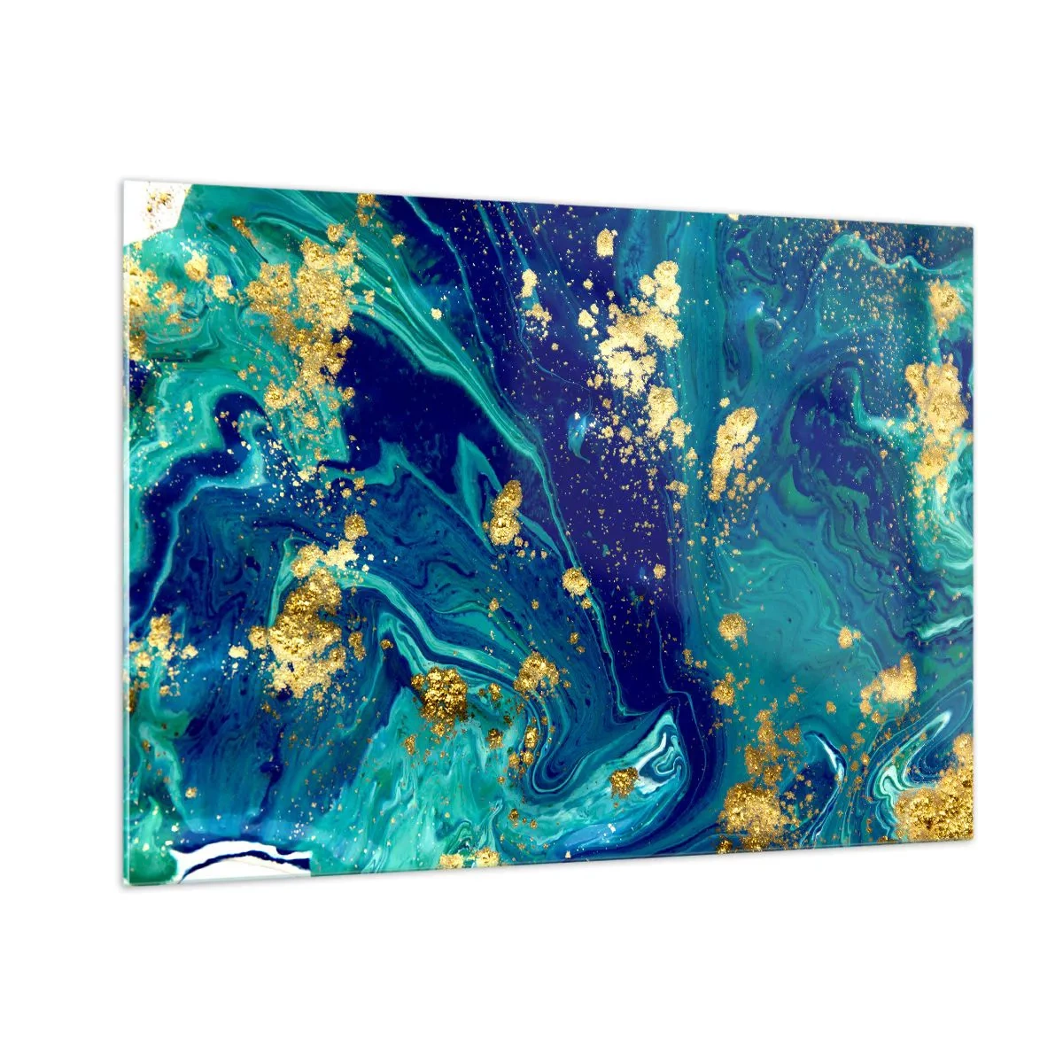 Billede på glas - Solblade - 100x70 cm