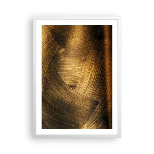 Plakat i hvid ramme - I den gyldne labyrint - 50x70 cm