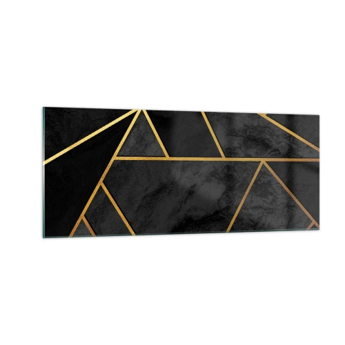 Billede på glas - Mørke og lys - 100x40 cm