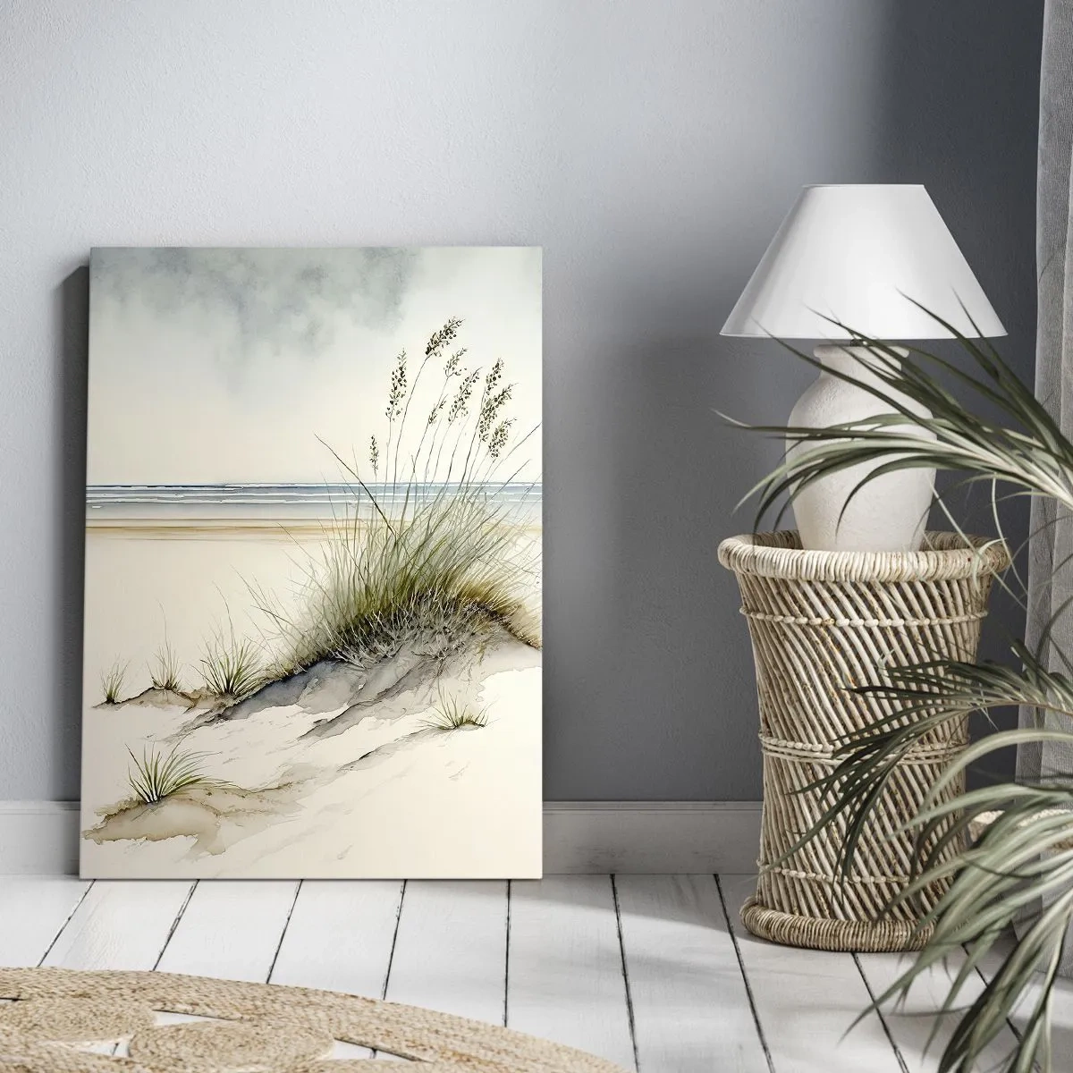 Lærredstryk - Billede på lærred - Forkælet af vinden - 50x70 cm