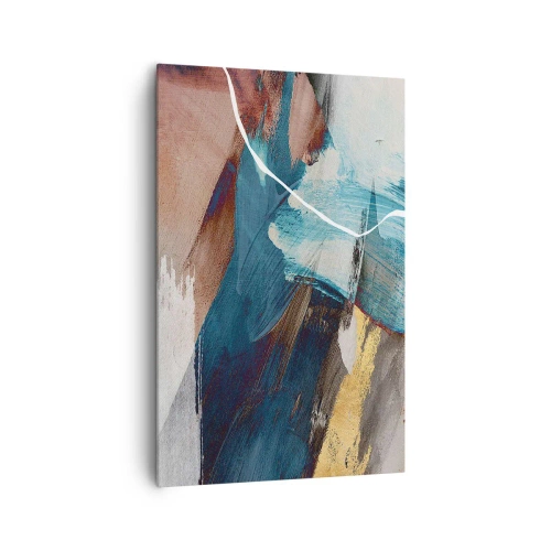 Lærredstryk - Billede på lærred - Med flair og energi - 80x120 cm