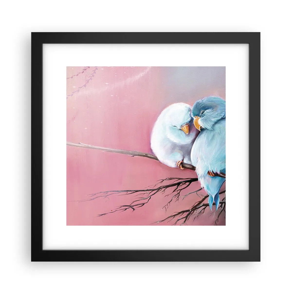 Plakat i sort ramme - Hvad er der at tilføje?.... - 30x30 cm