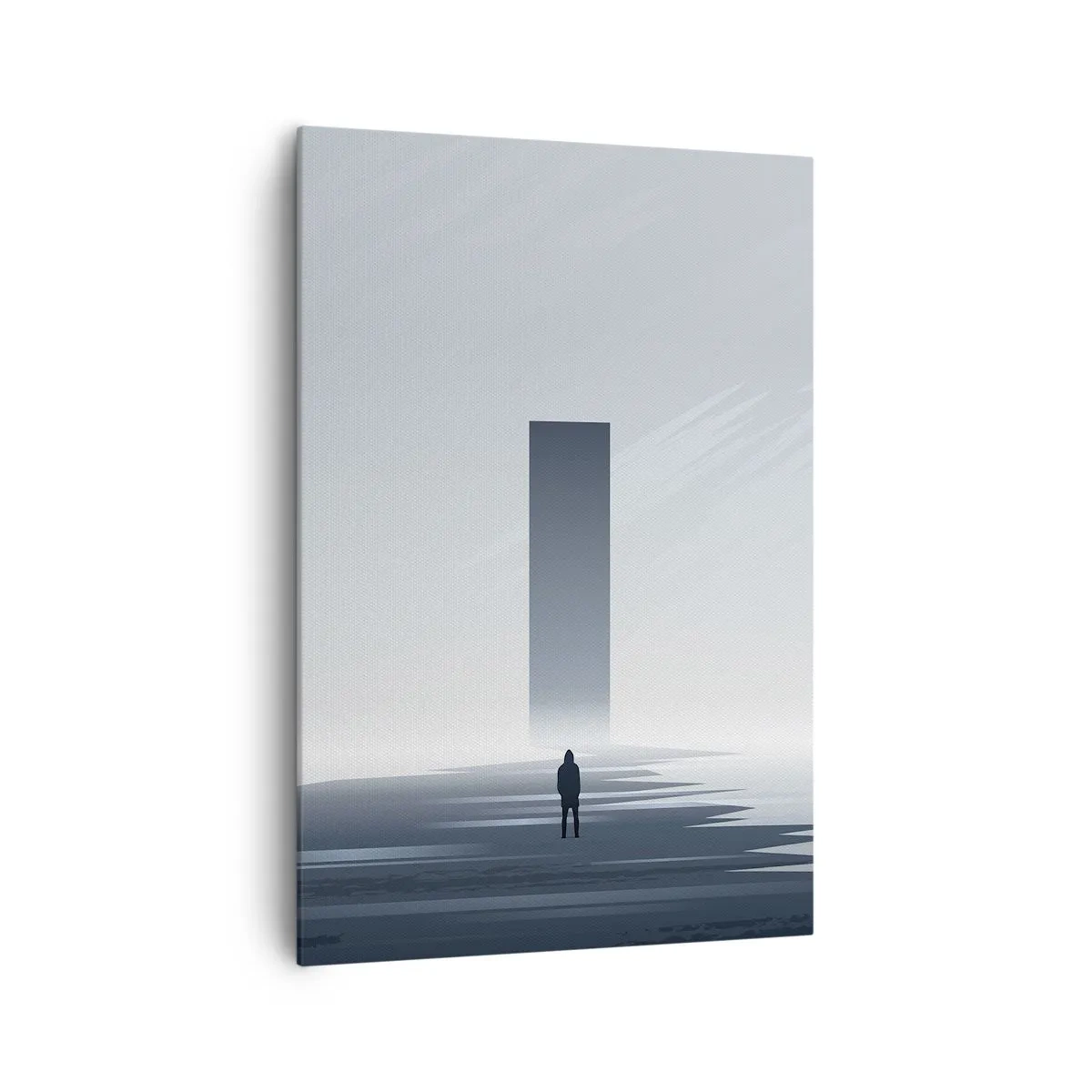 Lærredstryk - Billede på lærred - Mulighed eller trussel? - 70x100 cm