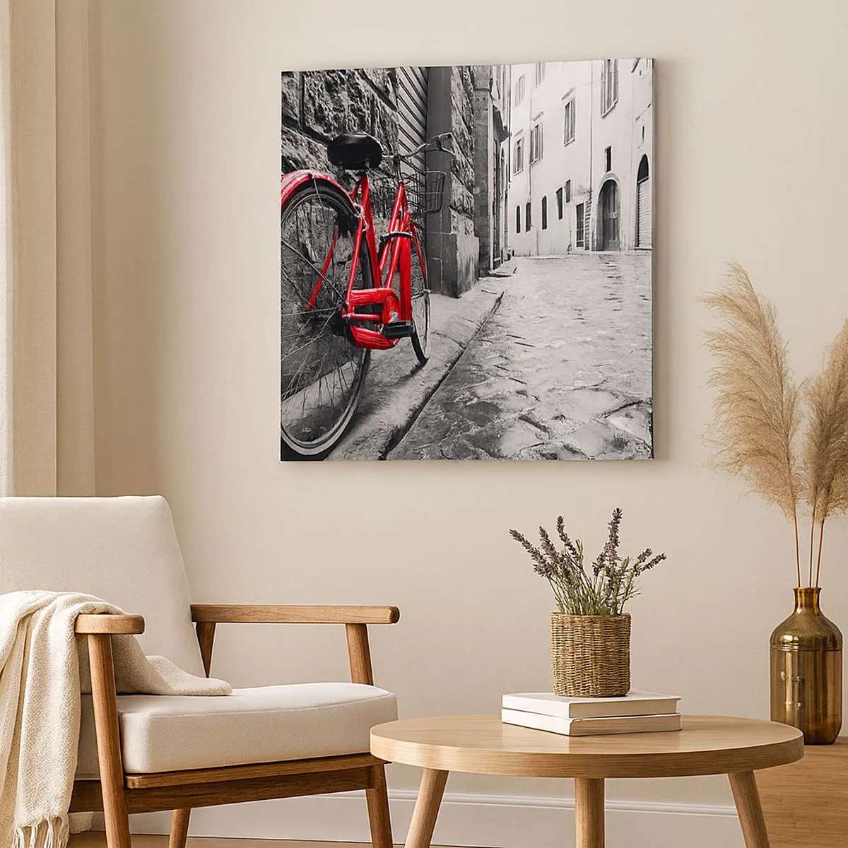 Lærredstryk - Billede på lærred - Ægte skønhed ældes ikke - 30x30 cm