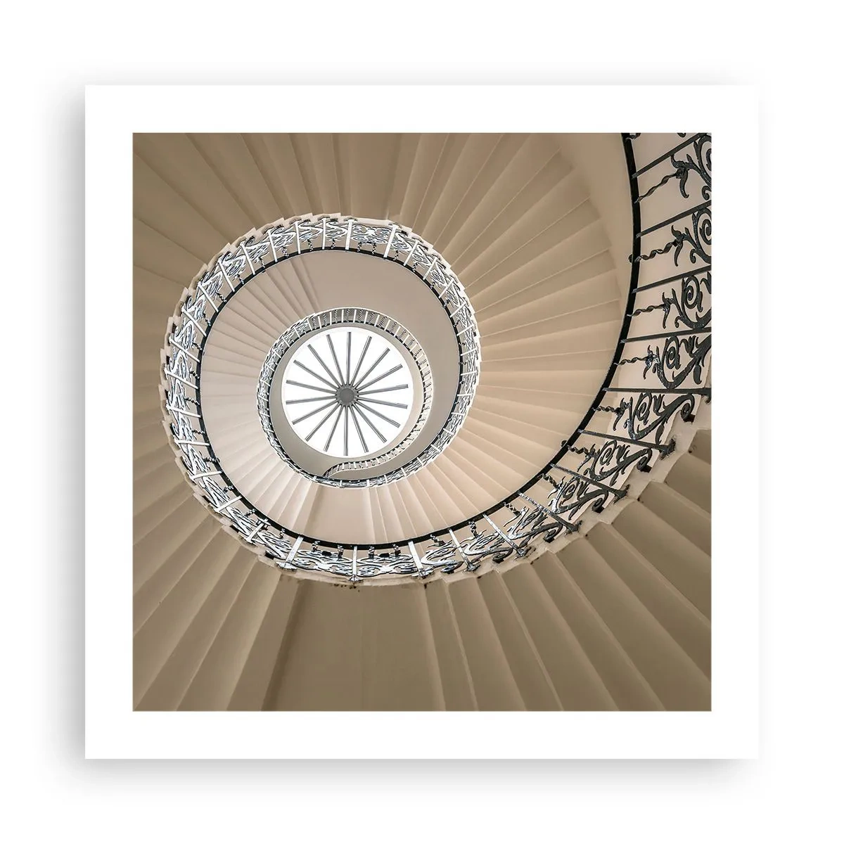 Plakat - I midten af en skal - 50x50 cm