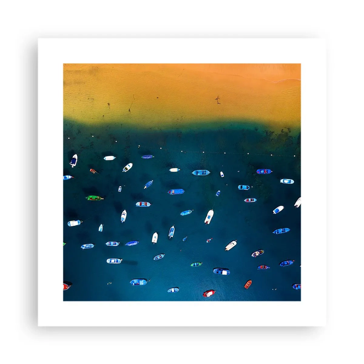 Plakat - En ferieleg - 40x40 cm