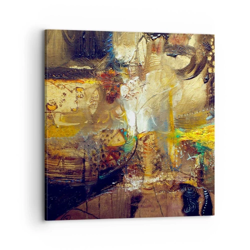 Lærredstryk - Billede på lærred - Kold, varm, meget varm - 70x70 cm