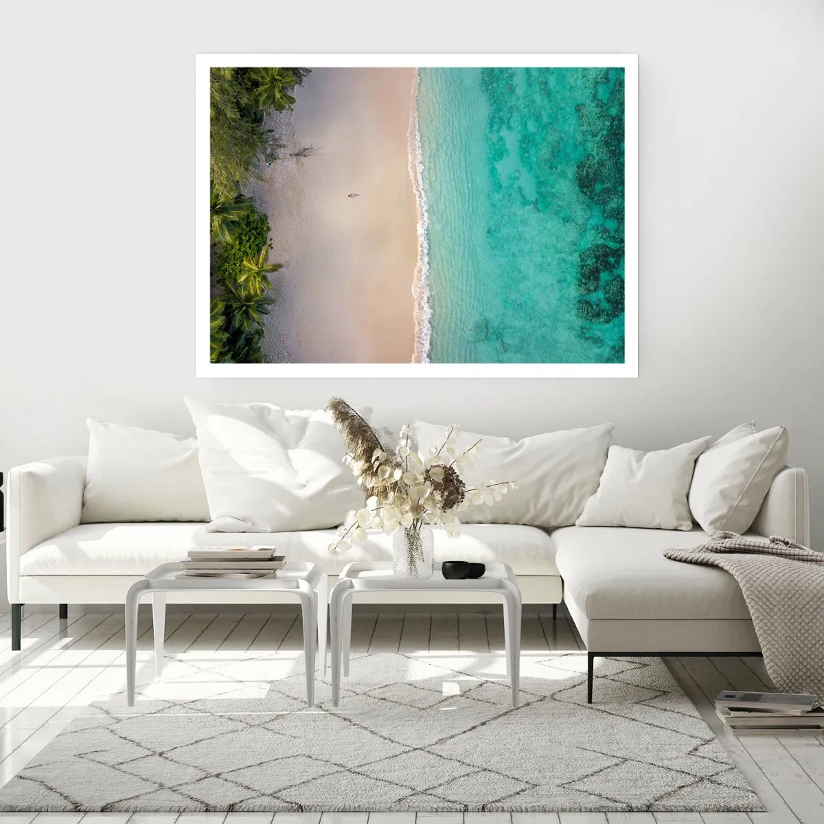 Plakat - Paradis strand - 100x70 cm