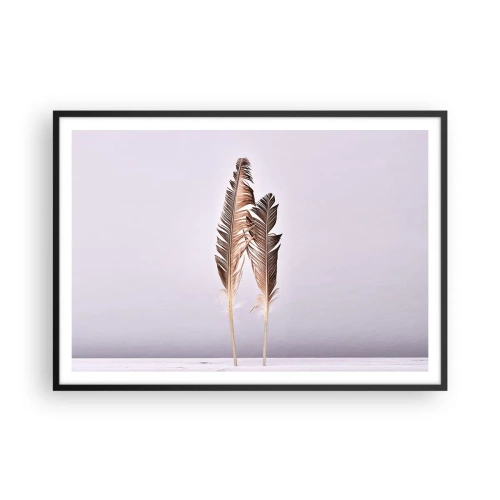 Plakat i sort ramme - Mod intetheden - 100x70 cm