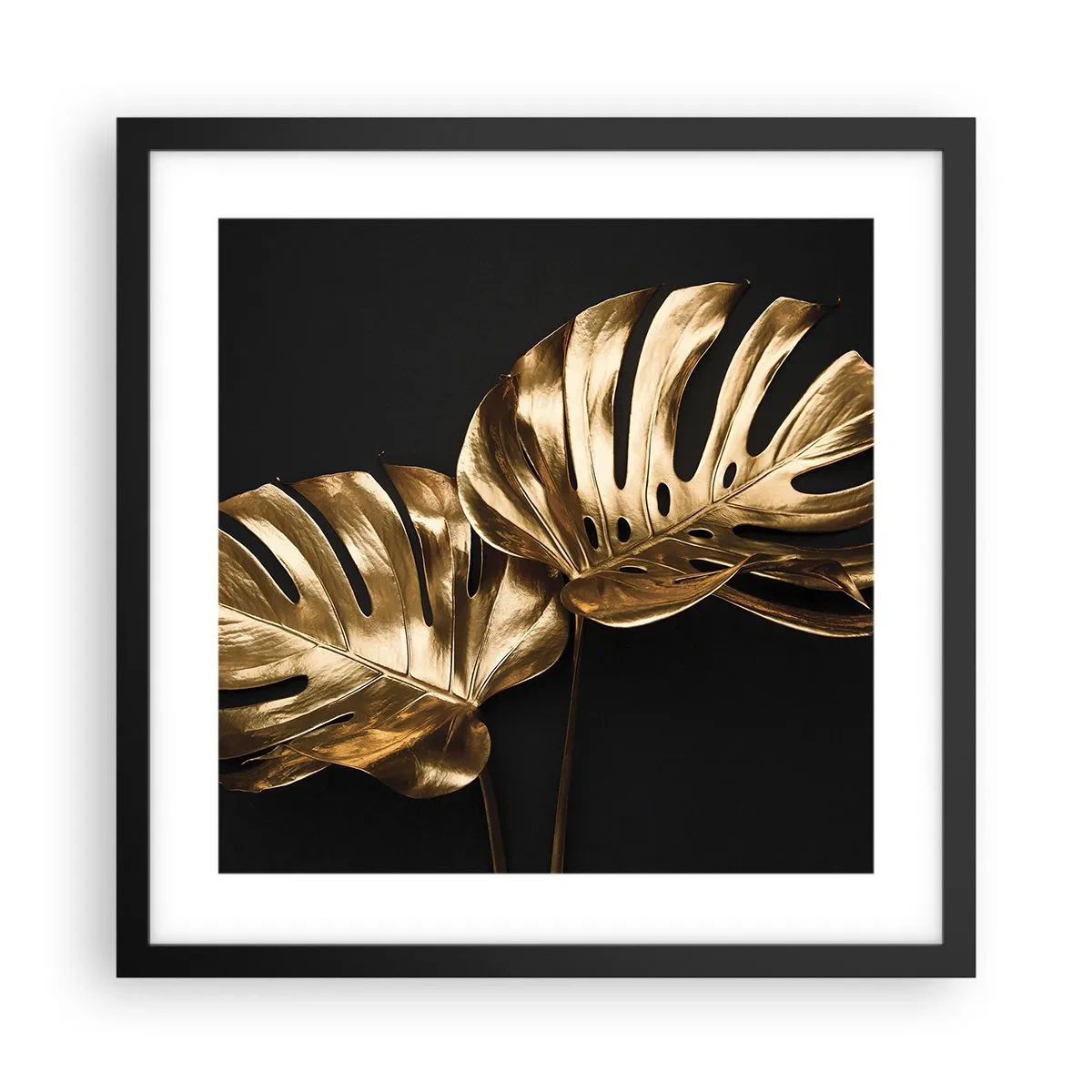 Plakat i sort ramme - Naturens skatte - 40x40 cm