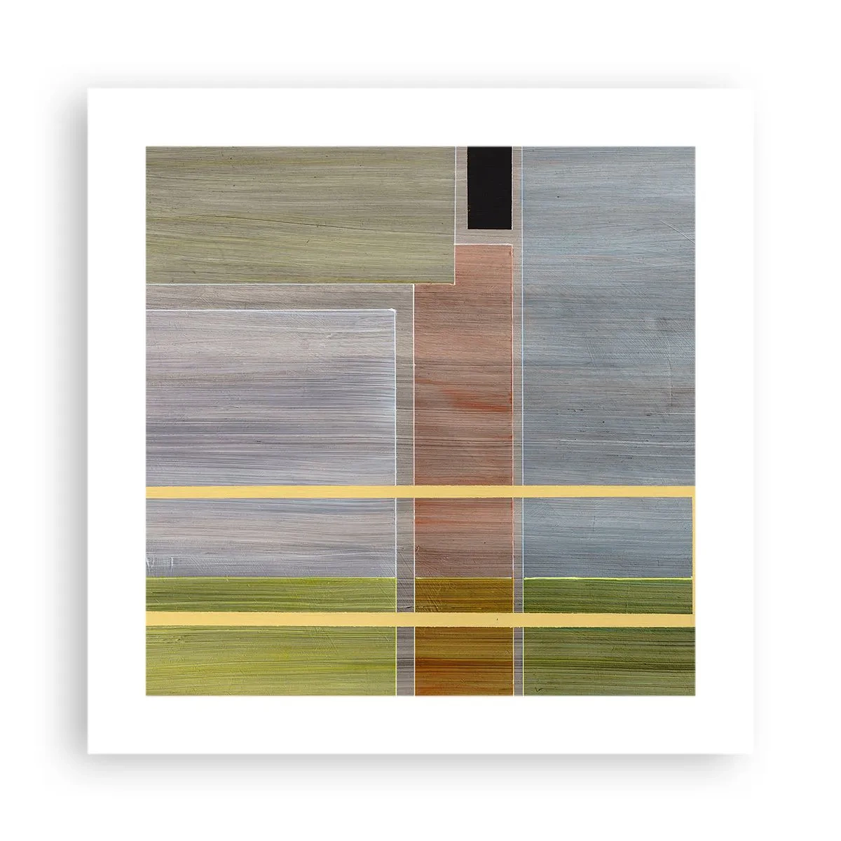 Plakat - Lige og rolig - 40x40 cm
