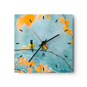 Vægur, Uret - Sladder om fugle - 30x30 cm