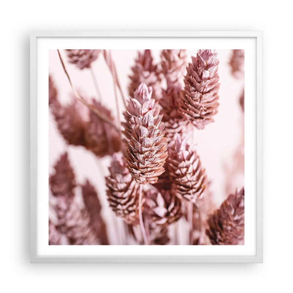 Plakat i hvid ramme - Tilsyneladende ubemærket - 60x60 cm