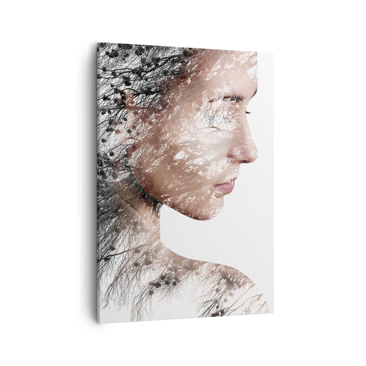 Lærredstryk - Billede på lærred - Skovens ånd - 50x70 cm