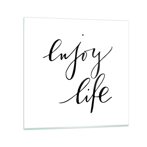 Billede på glas - Intet at tilføje… - 50x50 cm