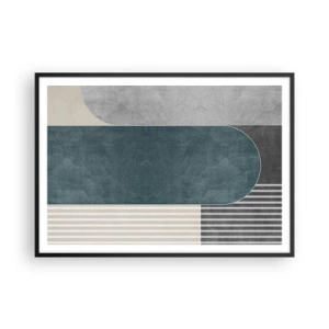 Plakat i sort ramme - Horisontal komposition - 100x70 cm