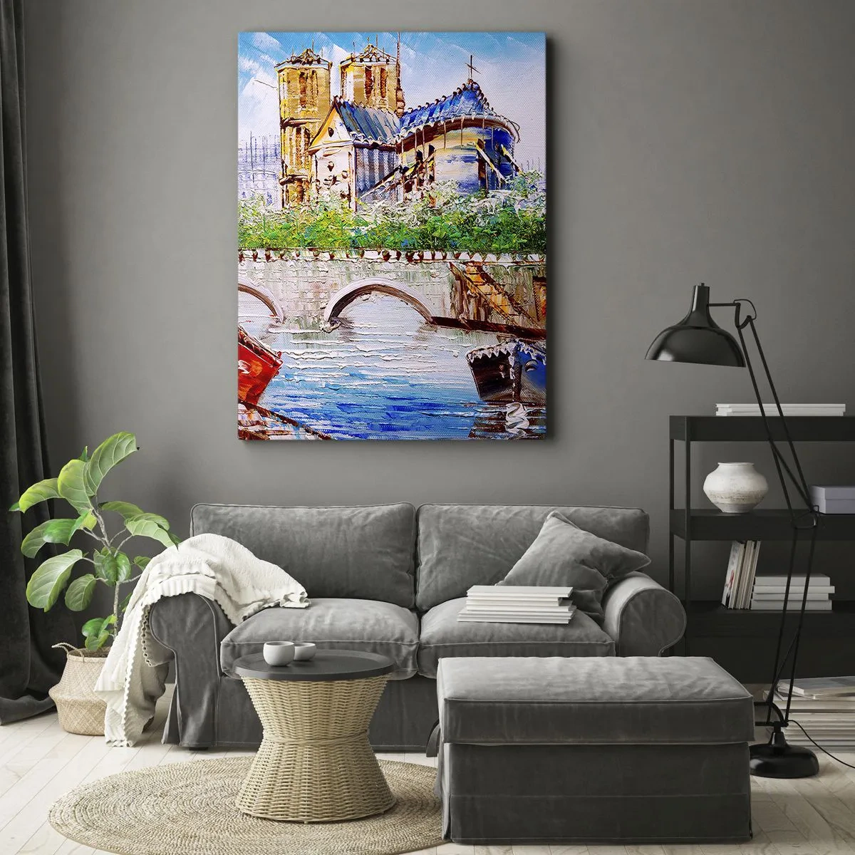 Lærredstryk - Billede på lærred - Deres tid går aldrig forbi - 50x70 cm