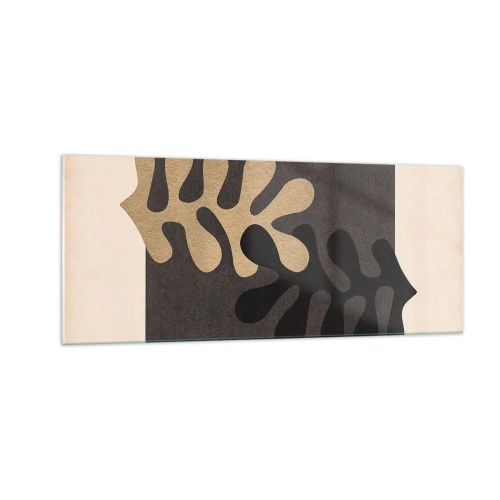 Billede på glas - Fravær og supplement - 100x40 cm
