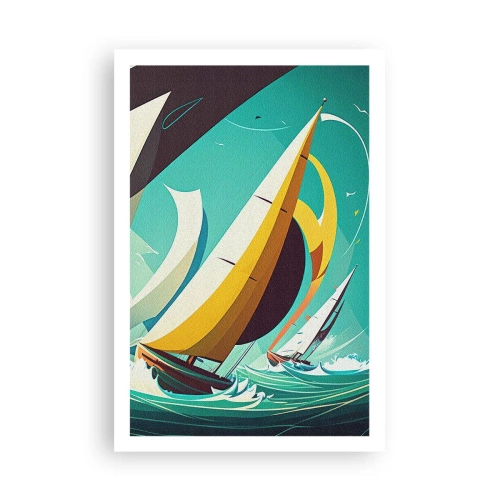 Plakat - Tæt på og personligt med elementerne - 61x91 cm