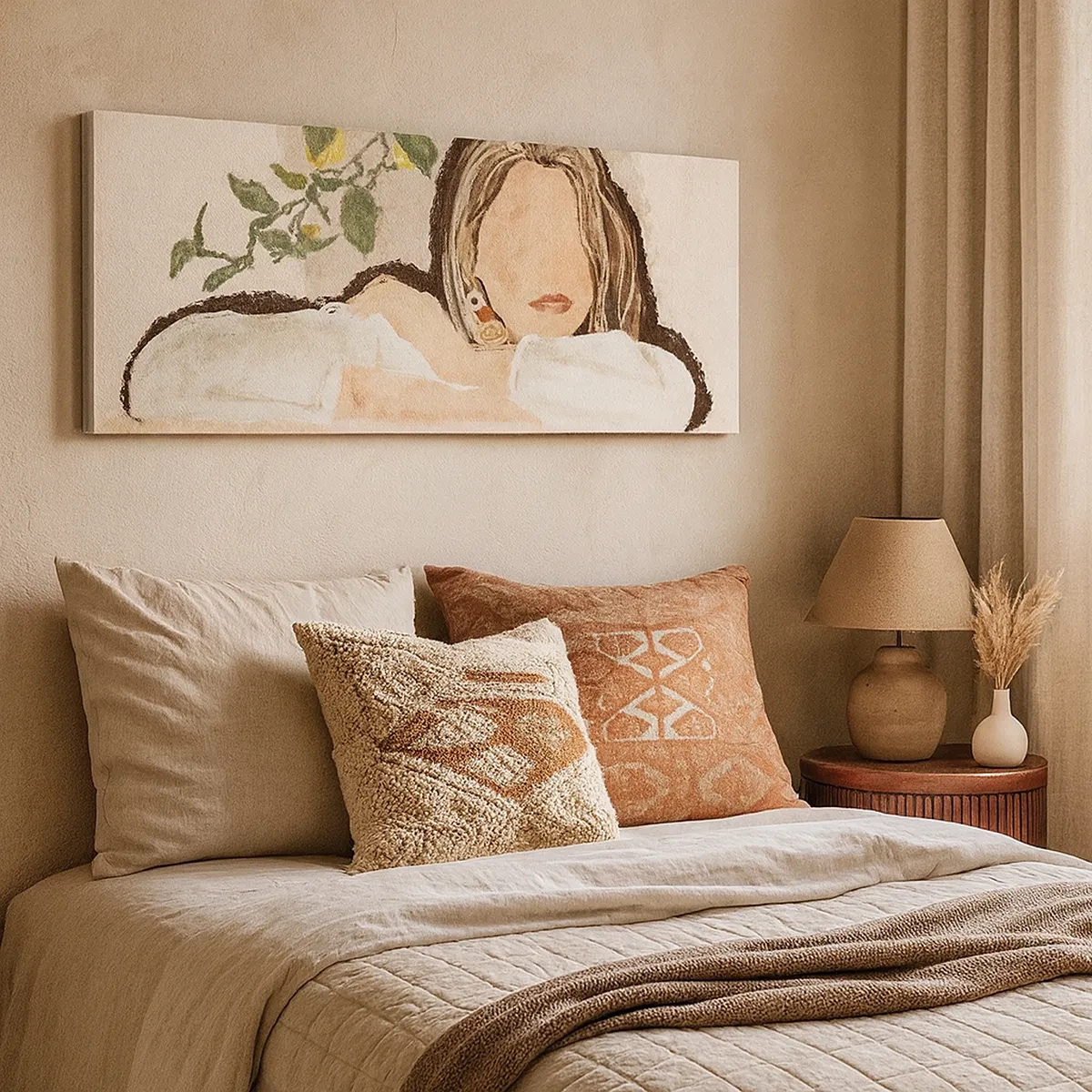 Lærredstryk - Billede på lærred - Sydstaternes skønhed - 30x30 cm