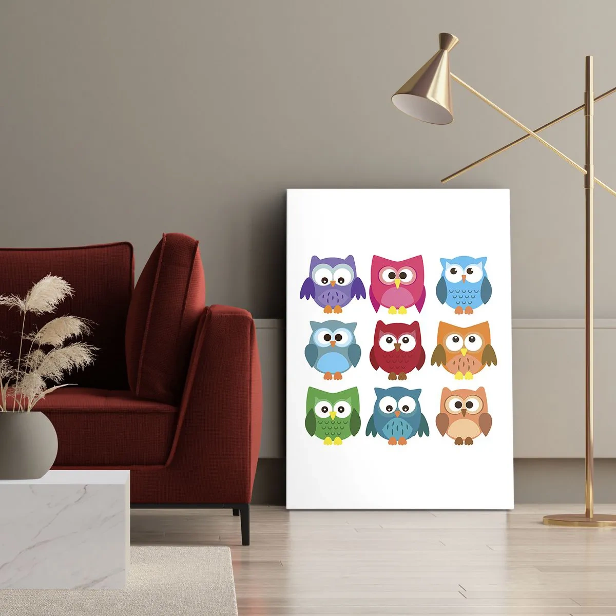 Lærredstryk - Billede på lærred - Forskelle kan være morsomme - 65x120 cm