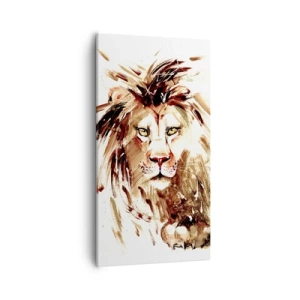 Lærredstryk - Billede på lærred - Styrke og værdighed - 55x100 cm