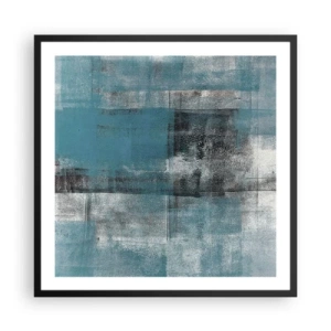 Plakat i sort ramme - Vand og luft - 60x60 cm
