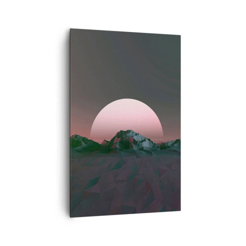 Lærredstryk - Billede på lærred - I en nabogalakse - 80x120 cm