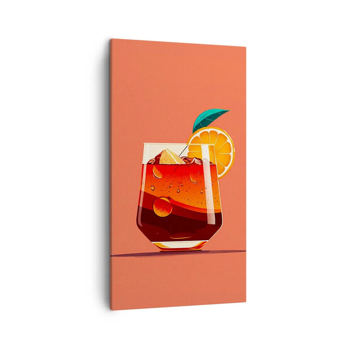 Lærredstryk - Billede på lærred - Sommerens forfriskning - 45x80 cm