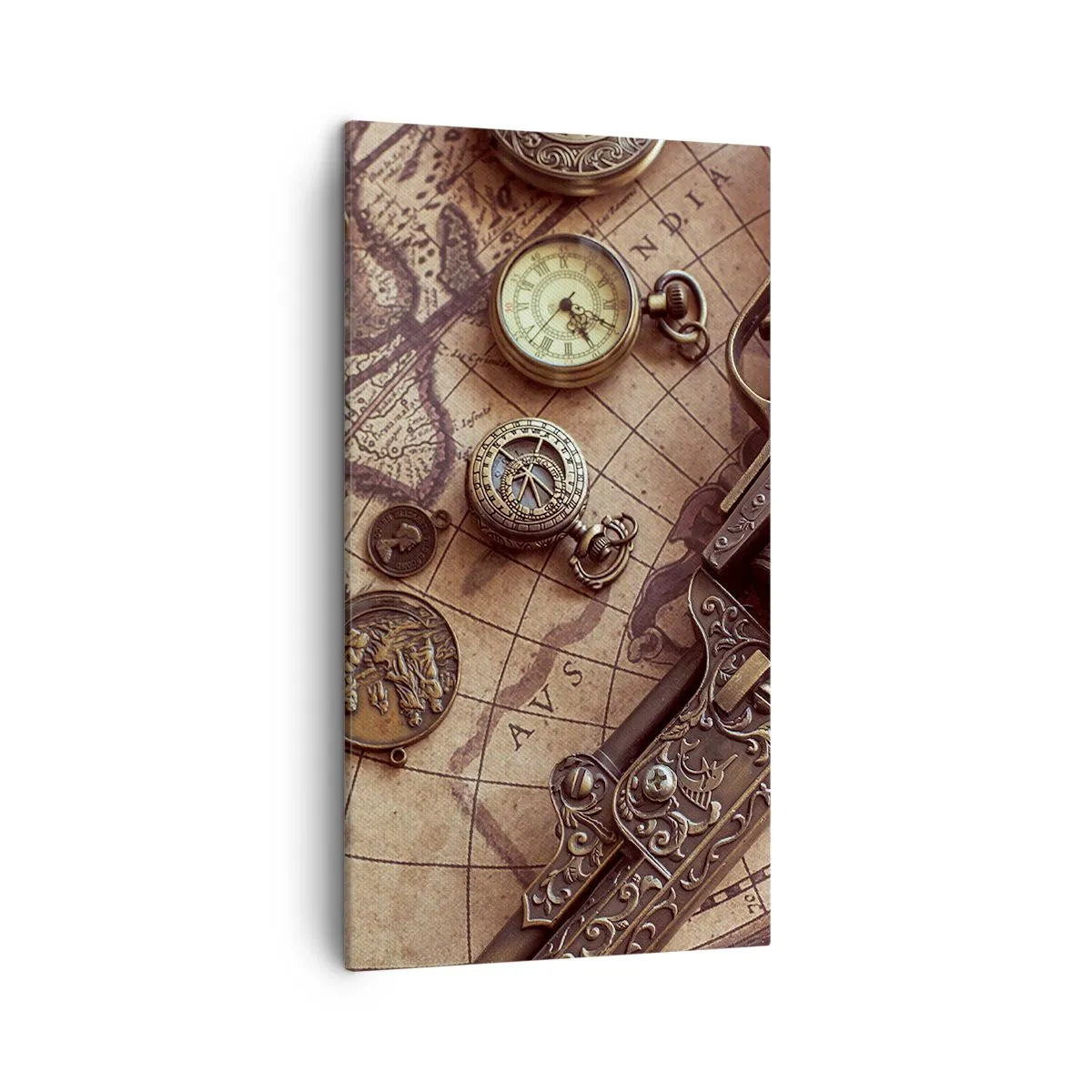 Lærredstryk - Billede på lærred - Opkald til eventyr - 45x80 cm