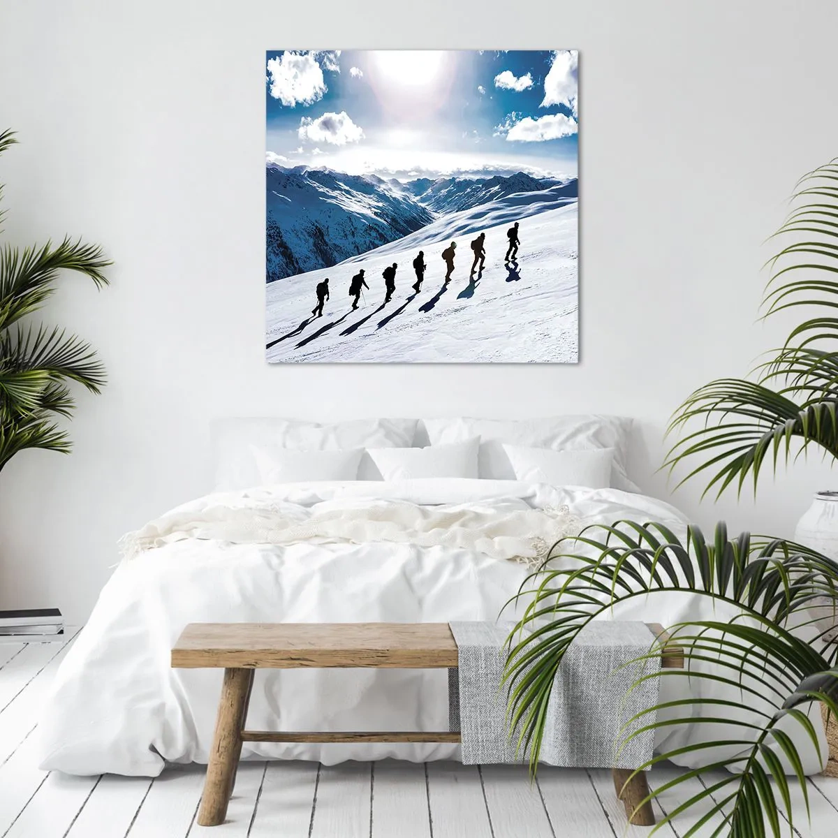 Lærredstryk - Billede på lærred - Det vindende hold - 70x70 cm