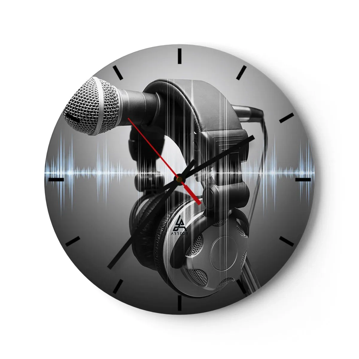 Vægur, Uret - Man kan stadig høre sangen - 40x40 cm