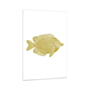 Billede på glas - Fisk og det er det - 80x120 cm