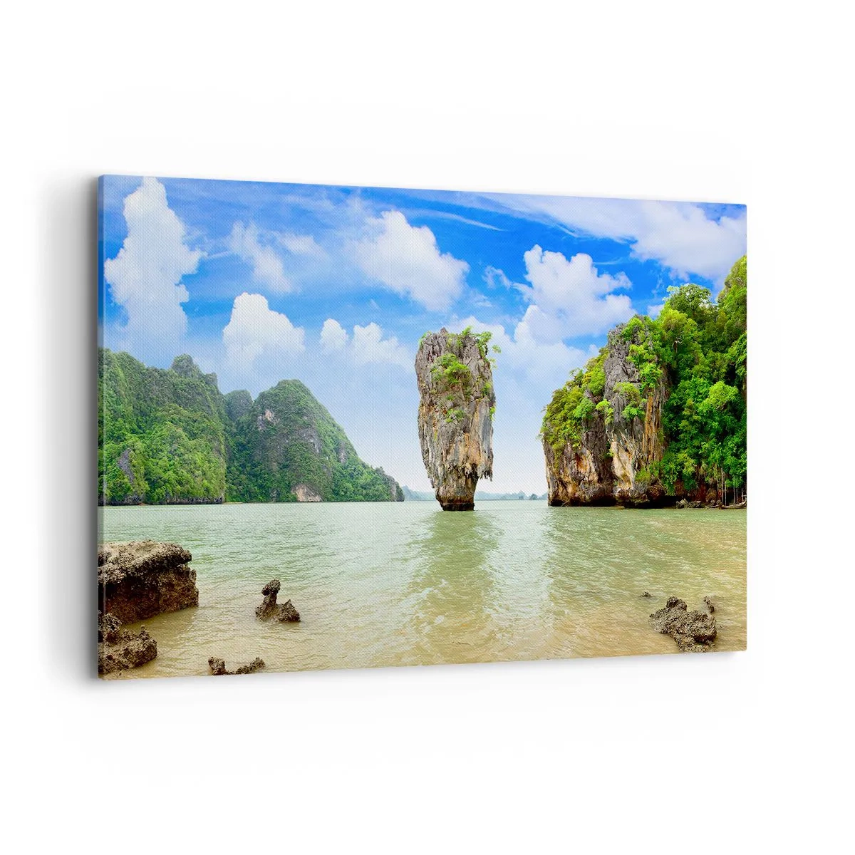 Lærredstryk - Billede på lærred - Klippeagtige naturvidundere - 120x80 cm