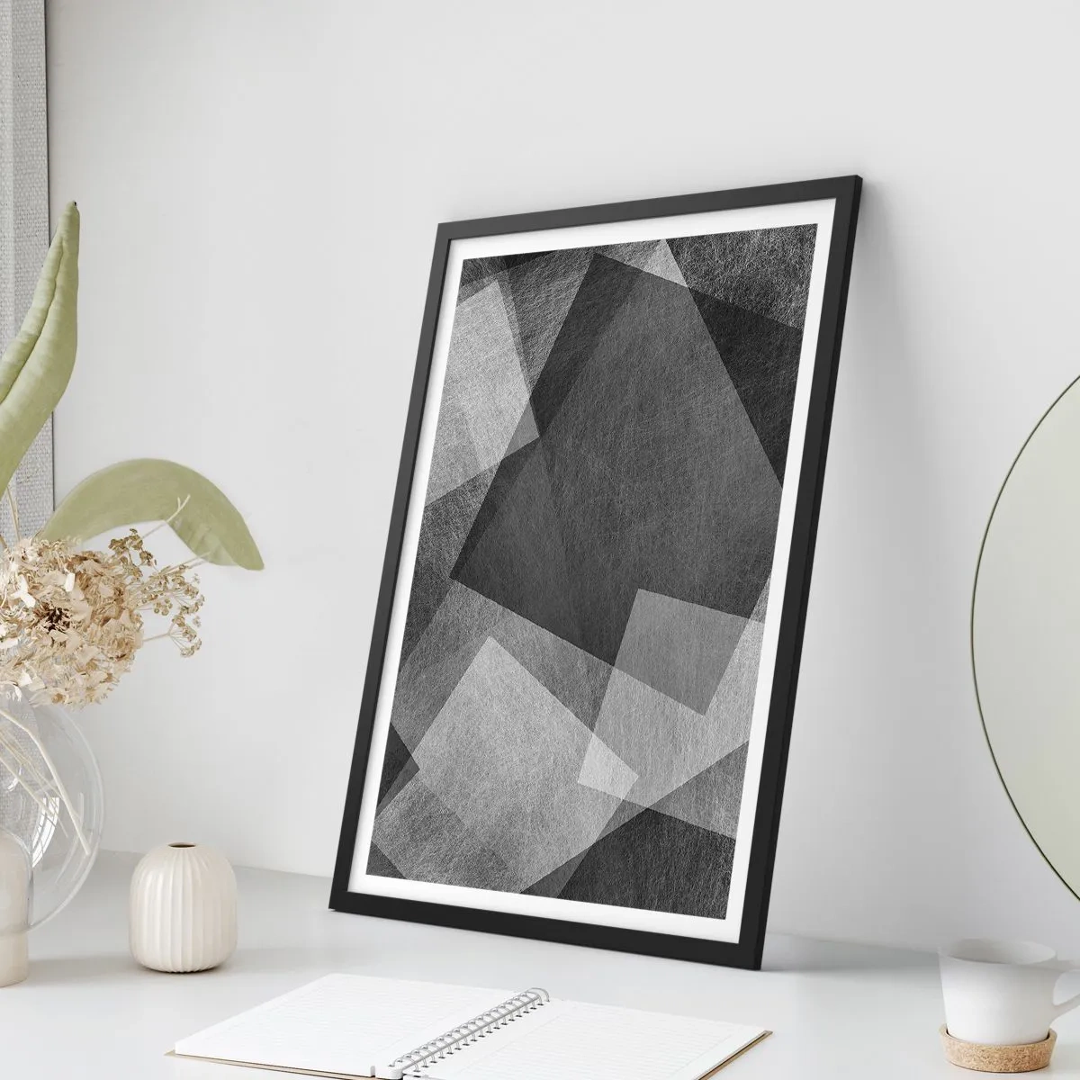 Plakat i sort ramme - Et evigt symbol på bestandighed og orden - 61x91 cm