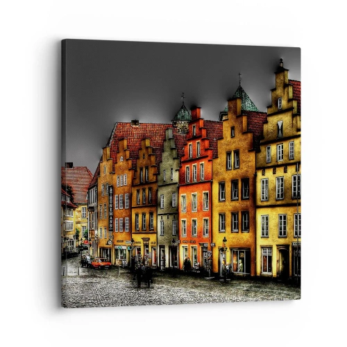 Lærredstryk - Billede på lærred - Det eneste, der mangler, er en fortryllet hestevogn - 30x30 cm