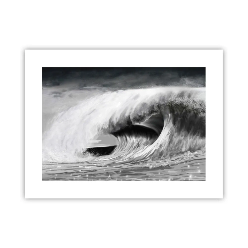 Plakat - Havets vrede - 40x30 cm